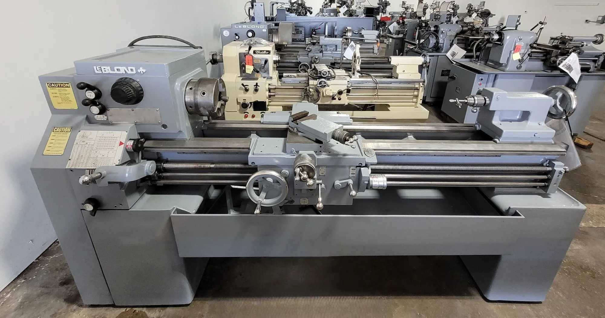 LEBLOND MAKINO REGAL 12C TOOLROOM LATHE, 15.5" SWING, 54" CENTERS, 7.5HP, 1800 RPM, 2.375" BORE - MANUAL LATHES