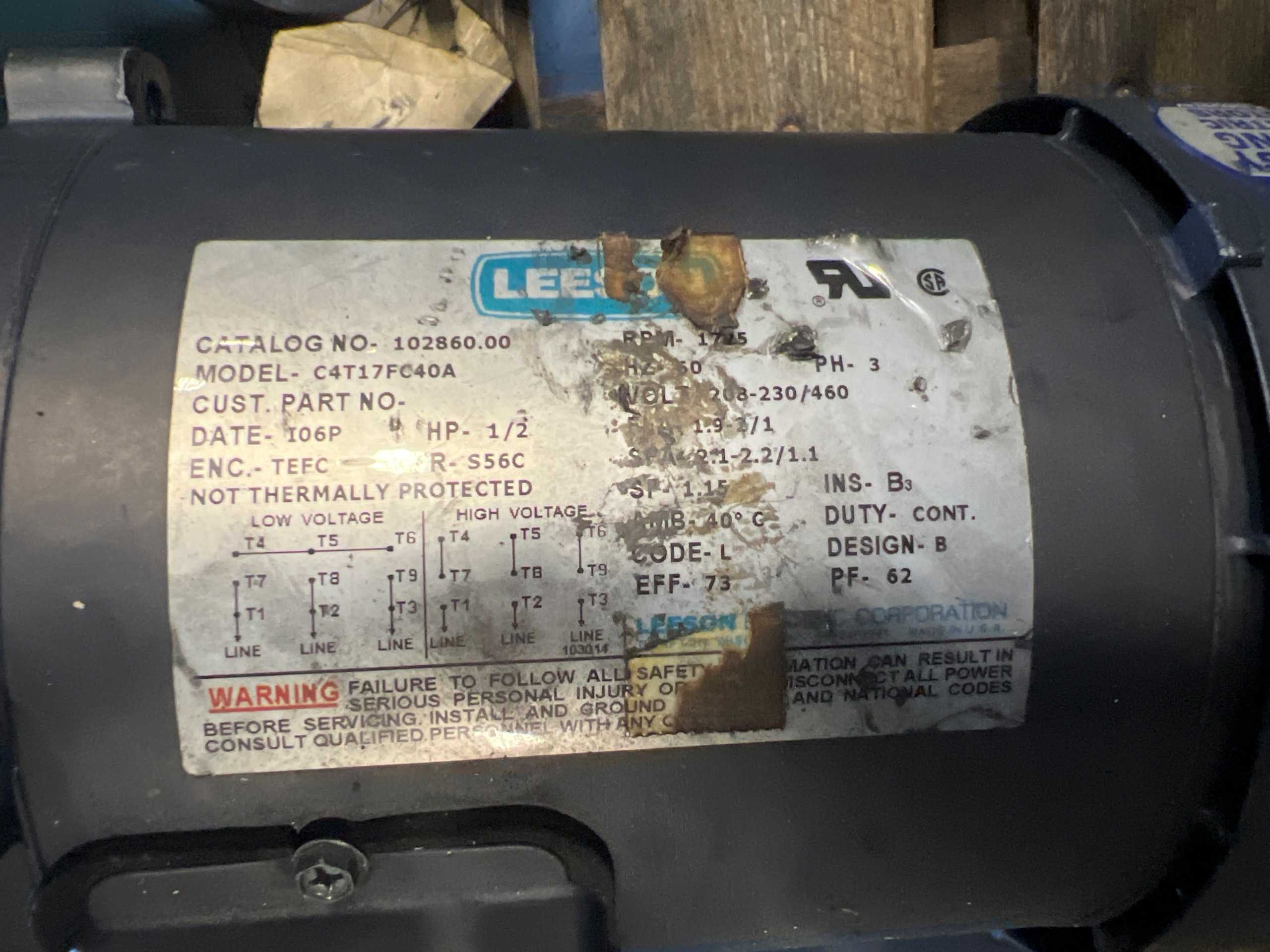 BULK QTY OF ELECTRIC MOTORS - ELECTRIC MOTORS