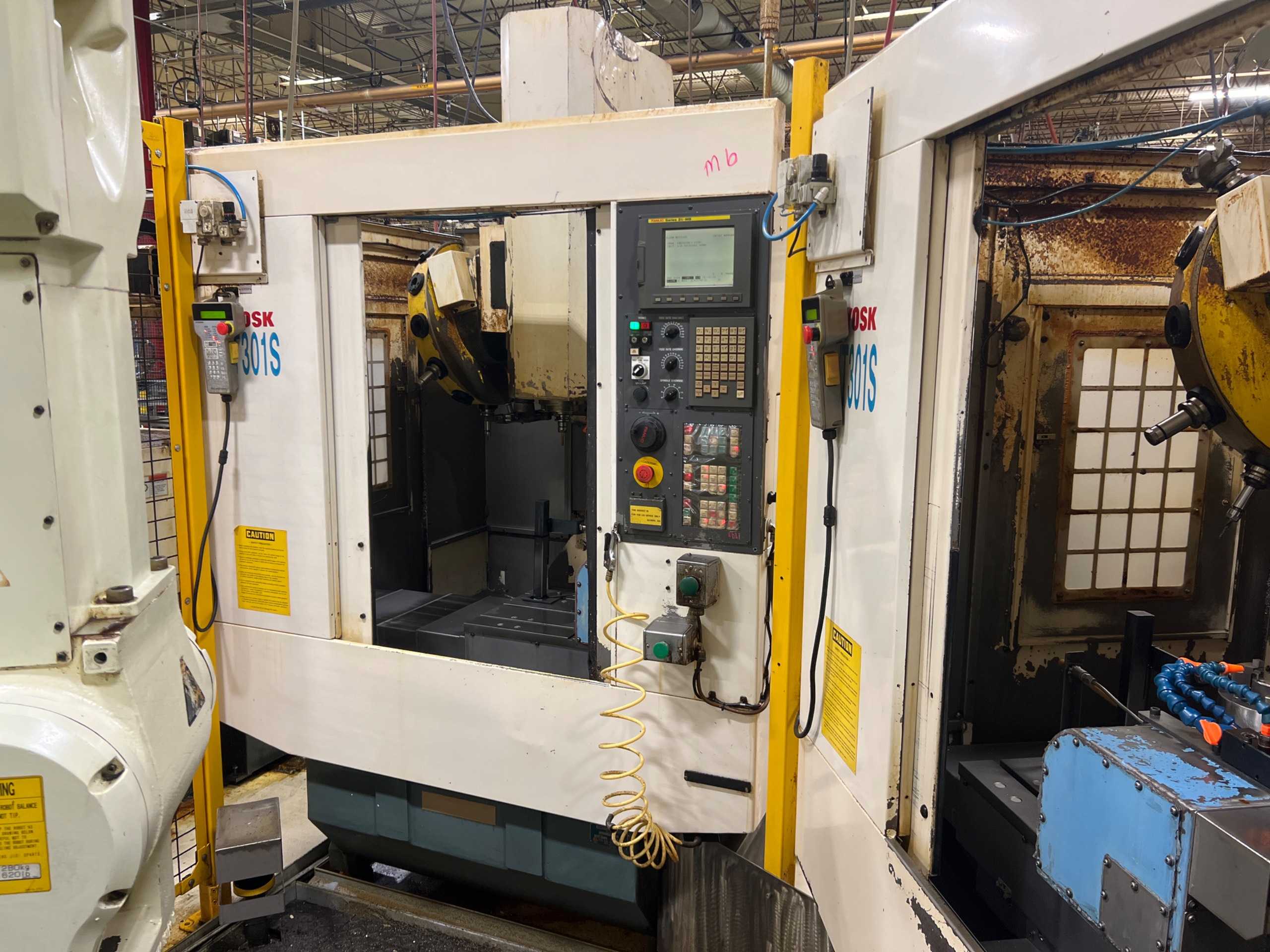 2004 TOYOSK TVT301S VERTICAL MACHINING CENTER - VERTICAL MACHINING CENTERS