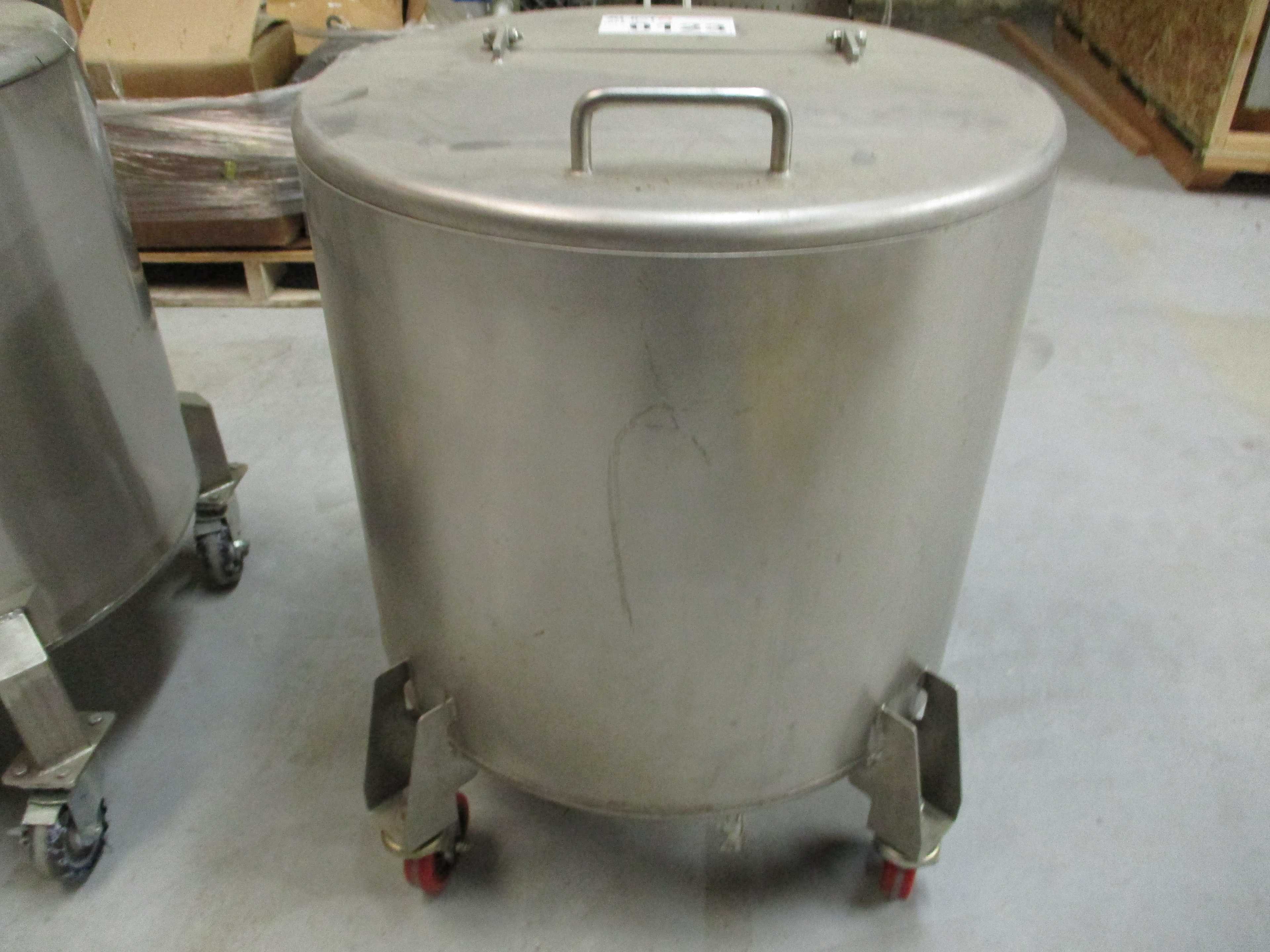 STAINLESS STEEL ROLLING STORAGE TANK - PROCESS EQUIPMENT