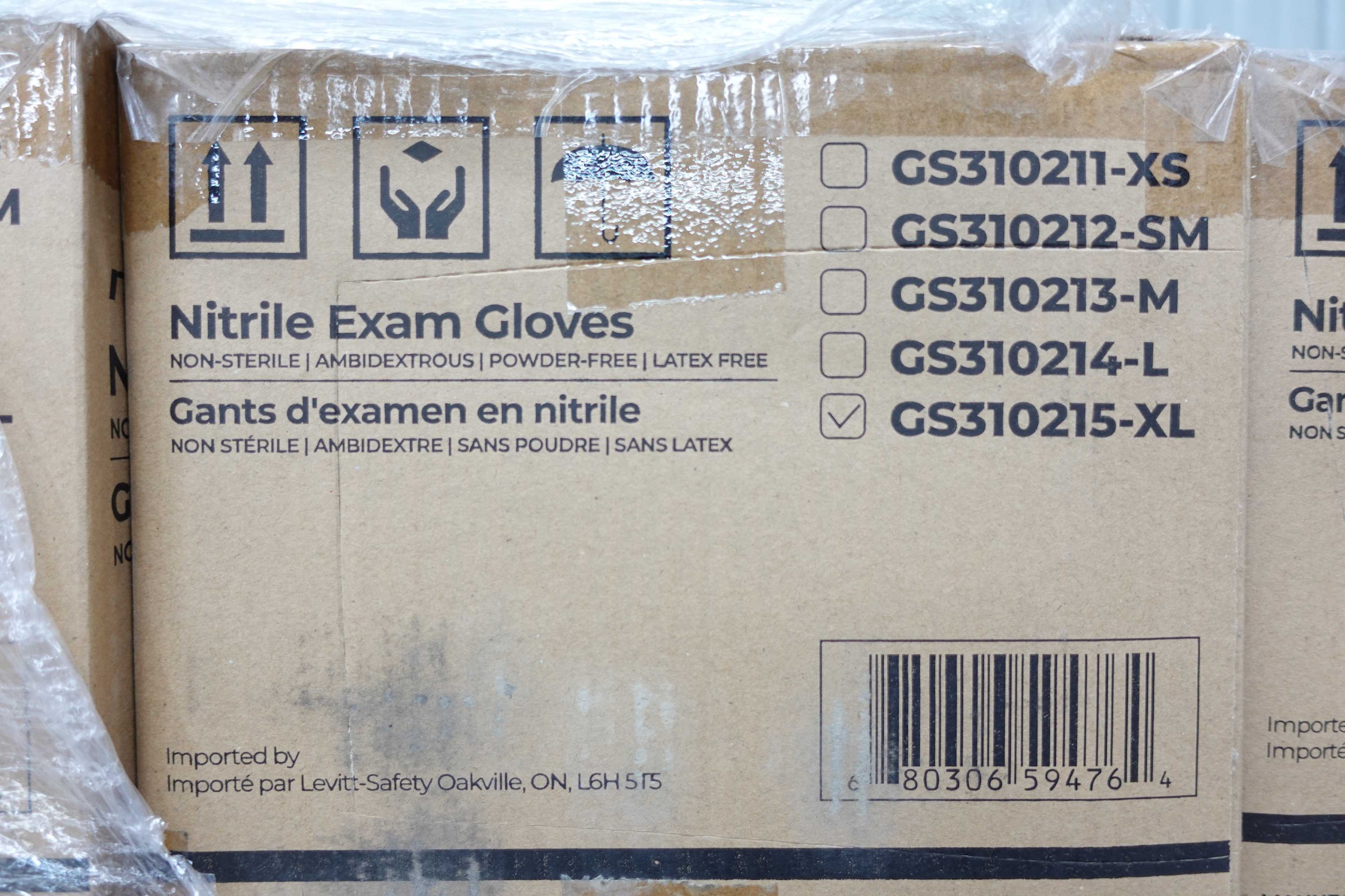 PALLET OF READY SAFE NITRILE EXAM GLOVES, NEW IN BOX - PPE