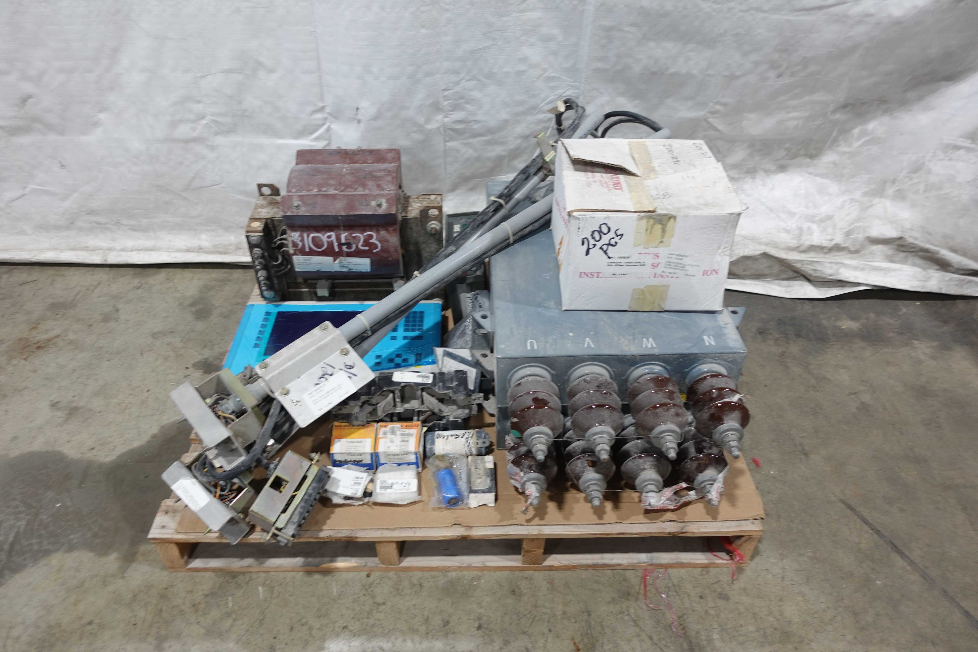 PALLET OF PALLET OF ASSORTED ELECTRICAL - ELECTRICAL EQUIPMENT