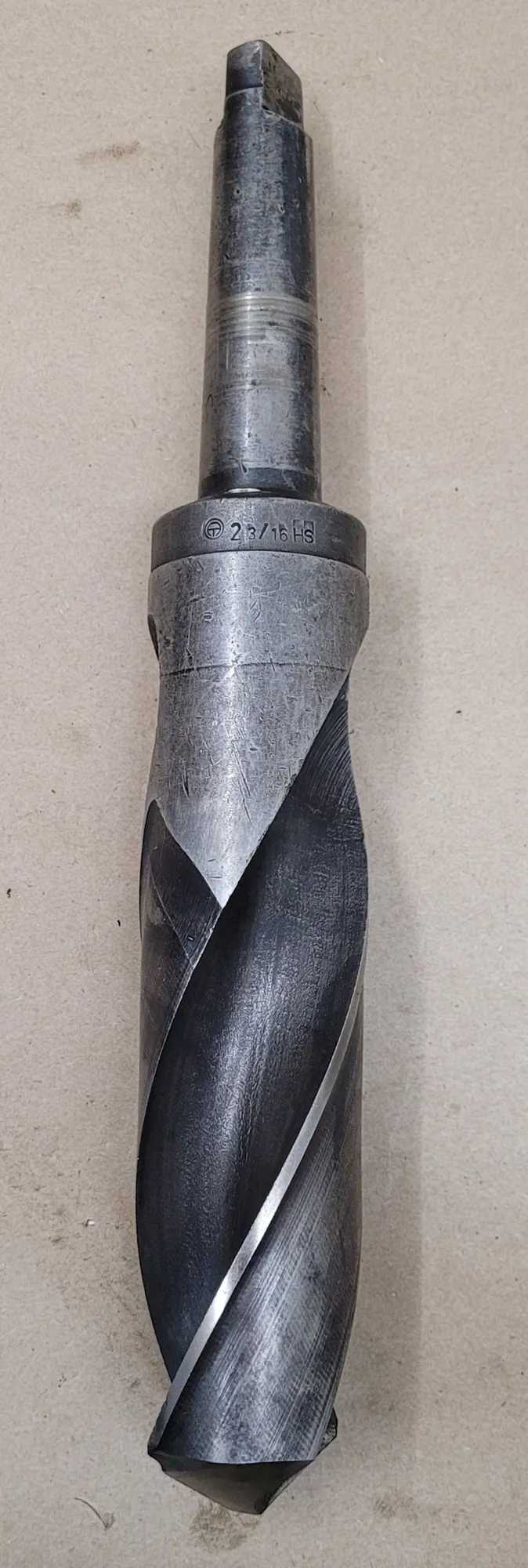 DORMER 2-3/16" HIGH-SPEED TWIST DRILL, 4MT SHANK, 8" FLUTE, 14.25" OAL - MACHINE TOOLING