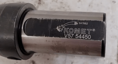 KOMET V57 54450 INDEXABLE DRILL OAL: 8.125” SHANK: 2.5” X 1.37” 2 FLUTES FLUTE DIAMETER: 1.70” - MACHINE TOOLING