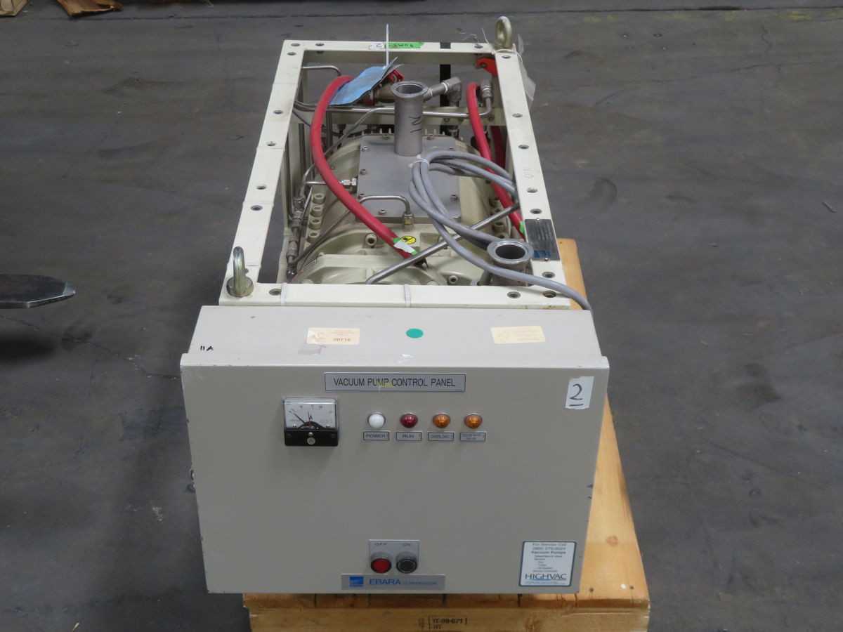 EBARA 40X20 200701 VACUUM PUMPS, 3/8 INCH NPT COOLANT CONNECTION - VACUUM PUMP