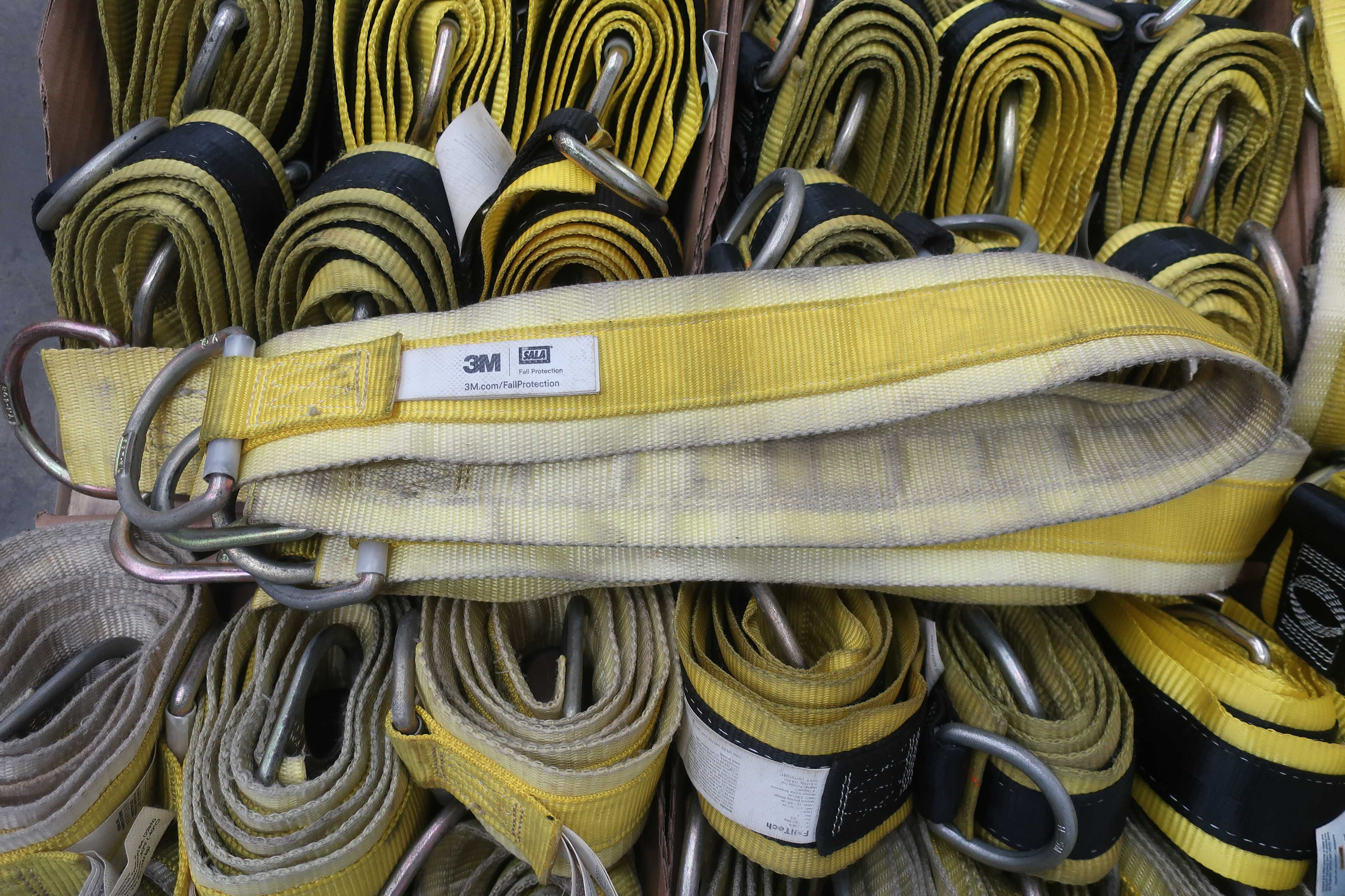 2 PALLETS OF 3M FALL PROTECTION CROSS ARM STRAPS - SAFETY EQUIPMENT