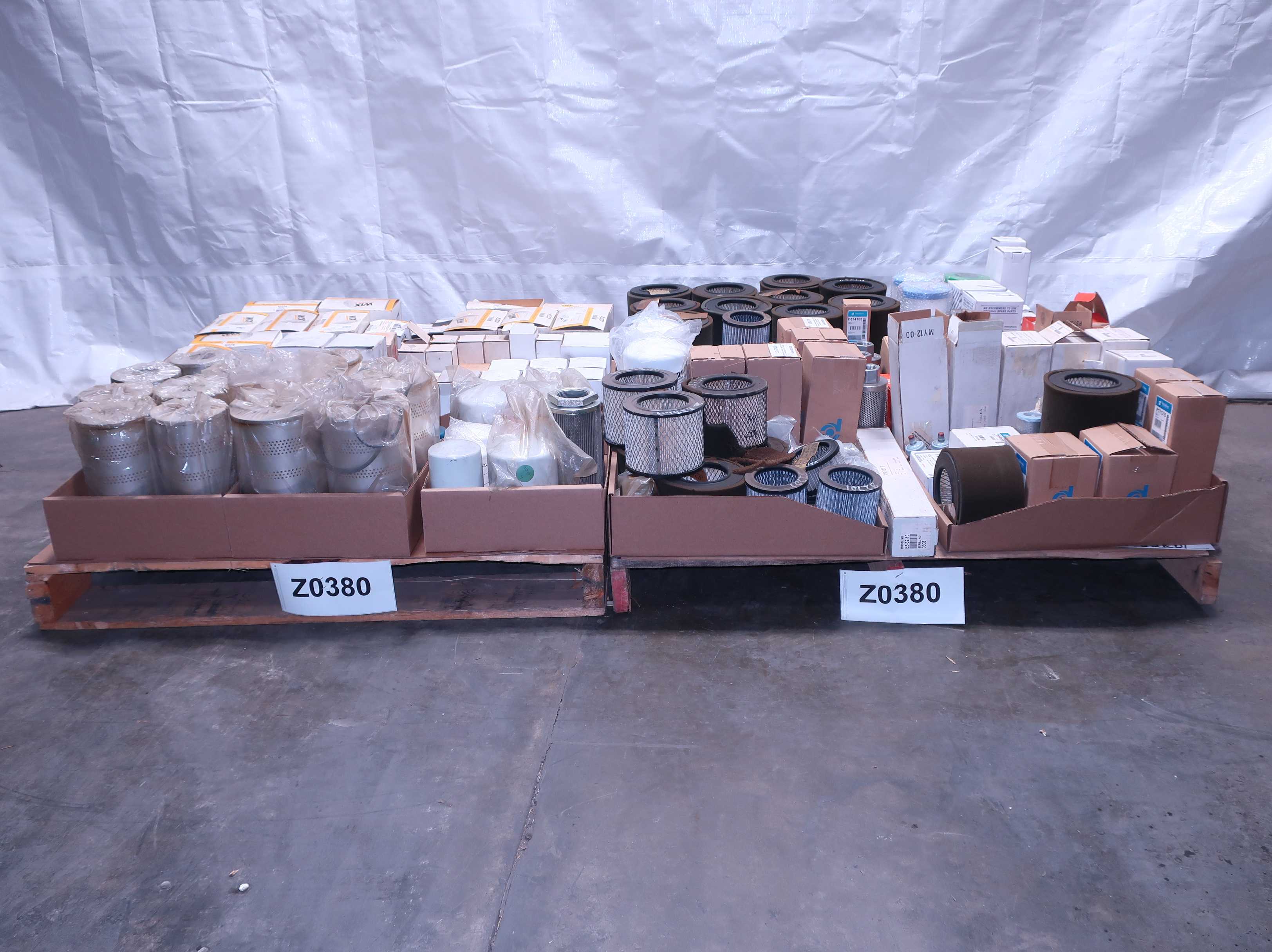 2 PALLETS OF ASSORTED FILTERS - FILTRATION