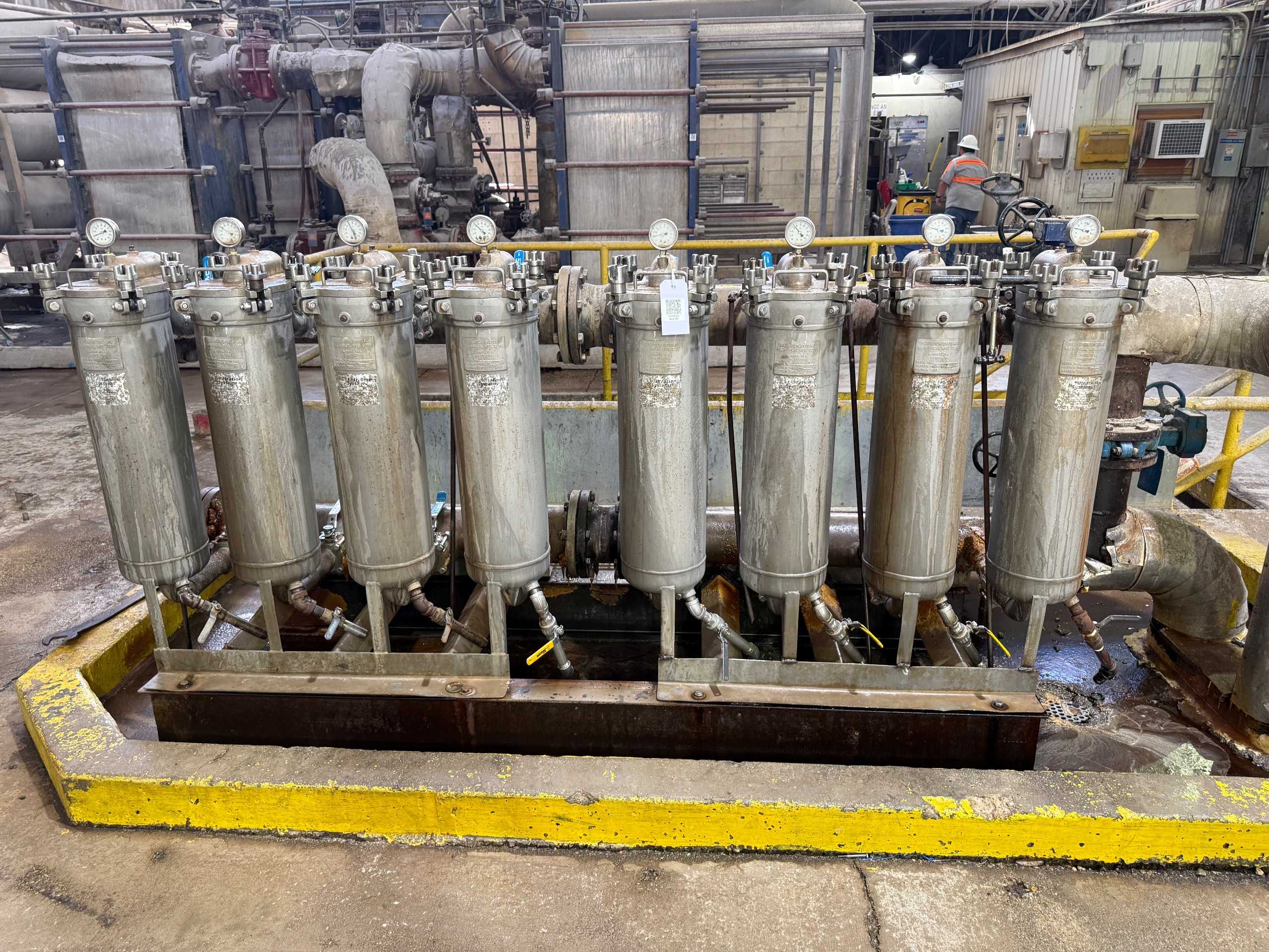 QTY 8: FILTRATION SYSTEMS MECHANICAL MFG. CORP. CF-8M FILTER - FILTRATION EQUIPMENT