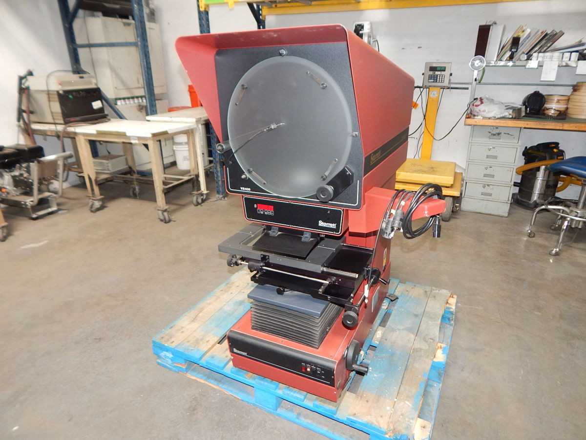STARRETT VB400 BENCHTOP OPTICAL COMPARATOR, 400 MM SCREEN, 250 MM X-TRAVEL, 150 MM Y-TRAVEL, 90 KG LOAD - OPTICAL COMPARATORS