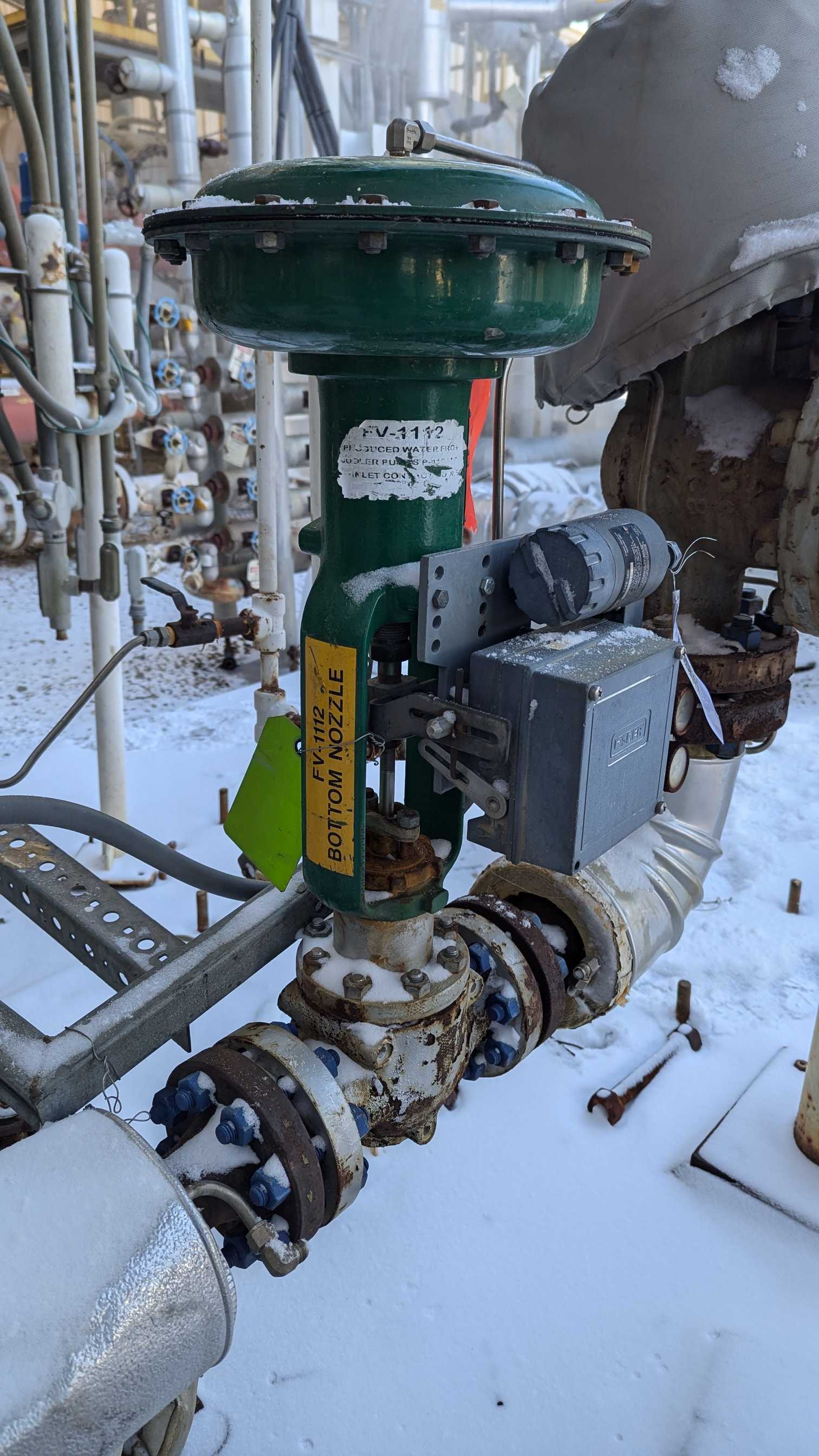 FISHER ET CONTROL VALVE & 657 ACTUATOR ASSEMBLY - VALVE & ACTUATOR ASSEMBLY