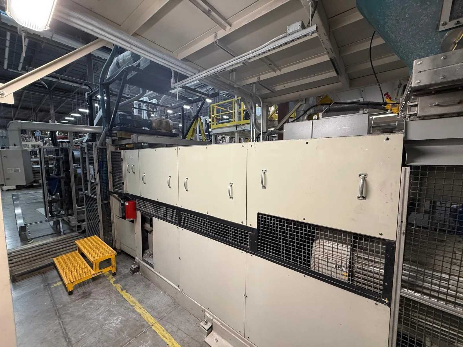 1974 NRM PACEMAKER III PLASTIC EXTRUSION LINE, 4.5IN, 32:1 L/D, 200HP, 2015 ELEC UPGRADE - PLASTICS & RUBBER