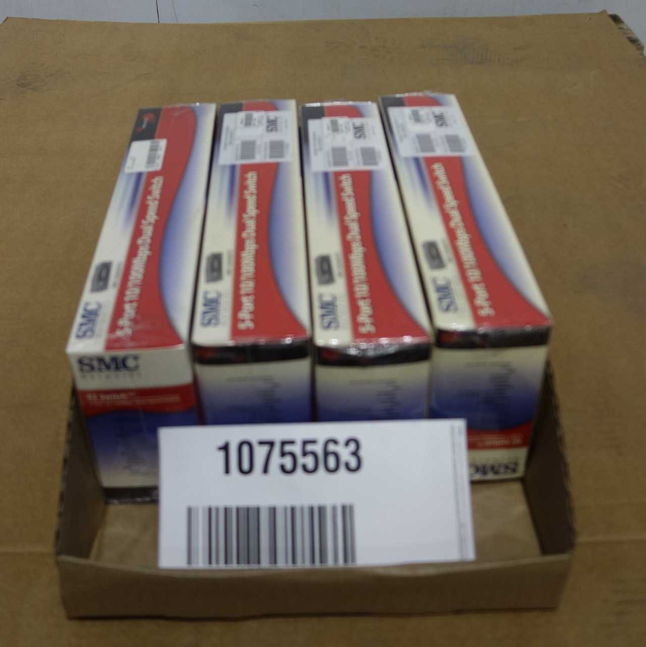 SKU 1075563 - LOT OF 4 5-PORT 10/100MBPS DUAL SPEED SWITCHES - SPEED SWITCH