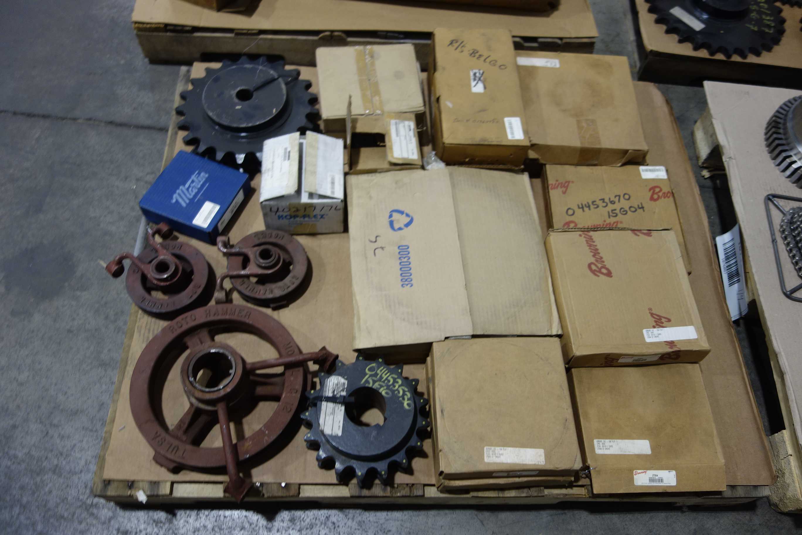 4 PALLETS OF ASSORTED POWER TRANSMISSION REPLACEMENT PARTS - POWER TRANSMISSION