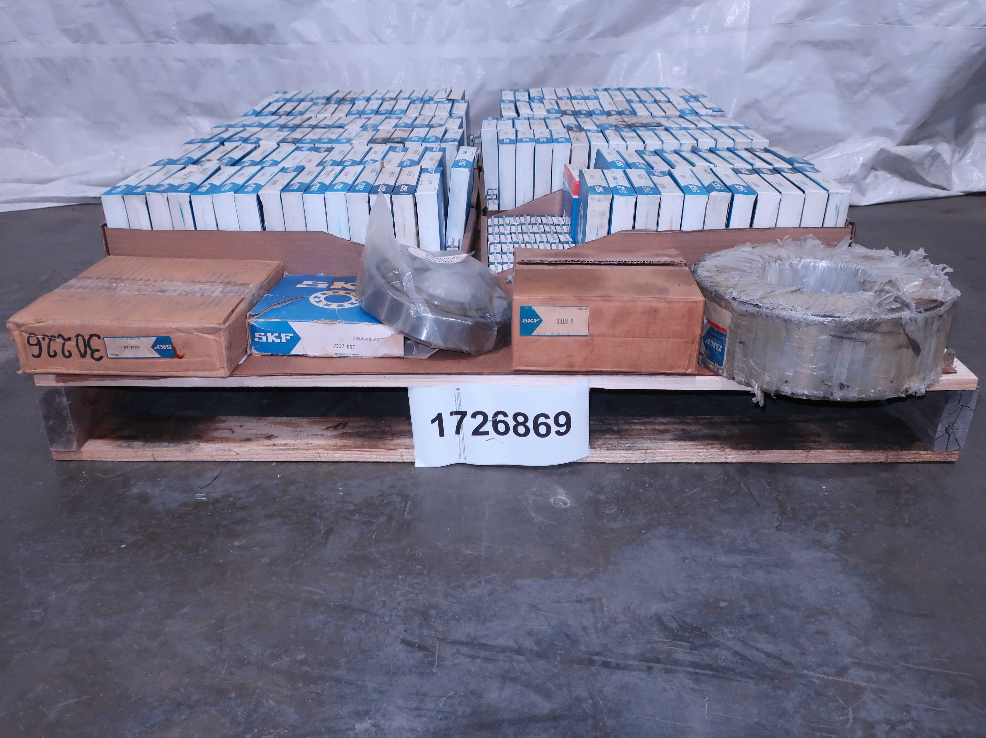 SKU 1726869 - PALLET OF ASSORTED SKF BALL BEARINGS - ROLLER BEARING