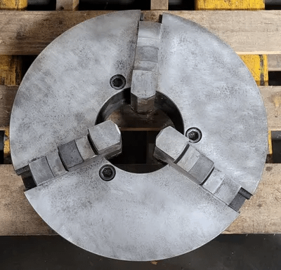3 JAW CHUCK, LATHE, 15.75IN DIAMETER, 5-1/4IN THROUGH HOLE - MACHINE TOOLING