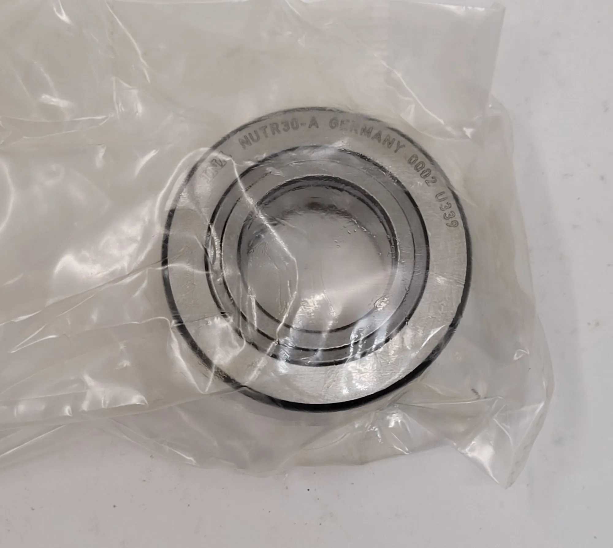 INA NUTR30-A YOKE TRACK ROLLER (62MM DIA, 30MM BORE, 13,300LB DYN LOAD) - MACHINE TOOLING