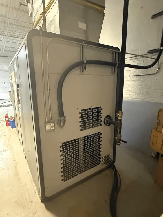 2014 ATLAS COPCO ZT75FF ROTARY SCREW AIR COMPRESSOR, 290 CFM, 131 PSIG, 600V, 3-PHASE - STATIONARY AIR COMPRESSOR