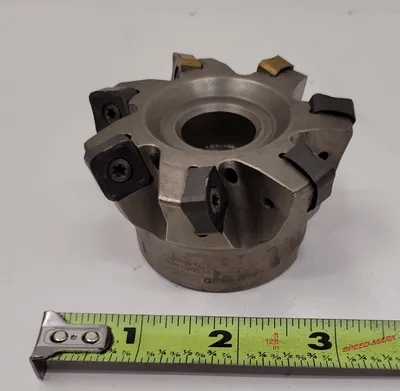 INGERSOLL DD6H-30R01 HIGH SPEED FACE MILL CUTTING TOOL (1" ARBOR, 3" DIA, 7 FLUTES) - MACHINE TOOLING