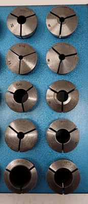 5C COLLET SET (30 PIECES) - VARIOUS SIZES & BRANDS (HARDINGE, ROYAL, EMCO) - MACHINE TOOLING