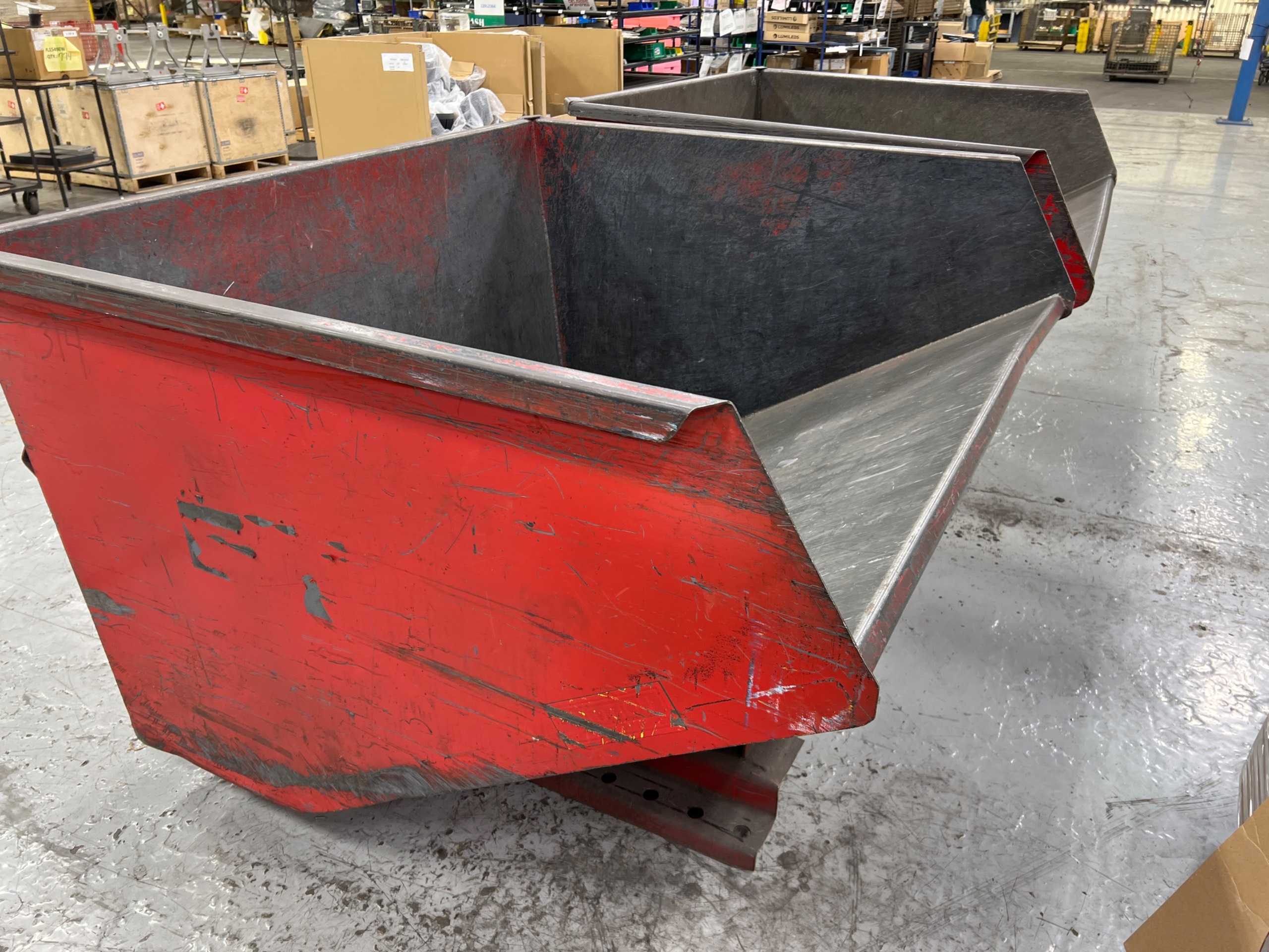 QTY 2: SELF DUMPING HOPPER - SELF DUMPING HOPPERS