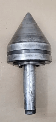 BULL NOSE LIVE CENTER, 4MT MORSE TAPER, 9IN OAL - MACHINE TOOLING