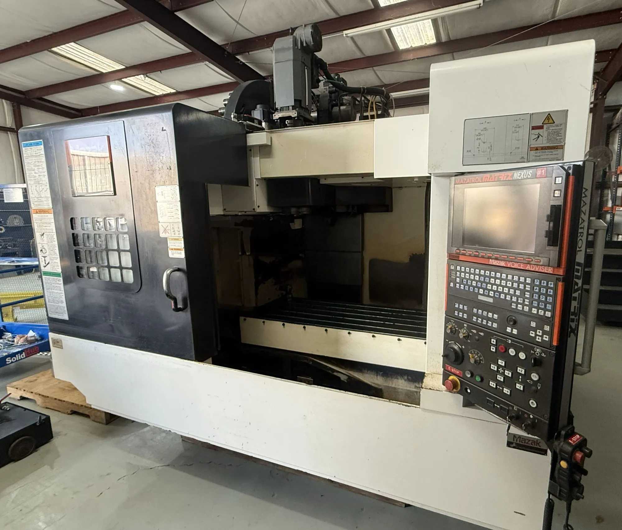 2011 MAZAK NEXUS 510C-II 4-AXIS VMC, CAT 40/12000 RPM, X41.3 Y20 Z20 - VERTICAL MACHINING CENTERS