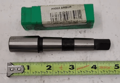 JACOBS 7308DN MORSE TAPER ARBOR - MT2 SPINDLE END, JT3 CHUCK END - MACHINE TOOLING