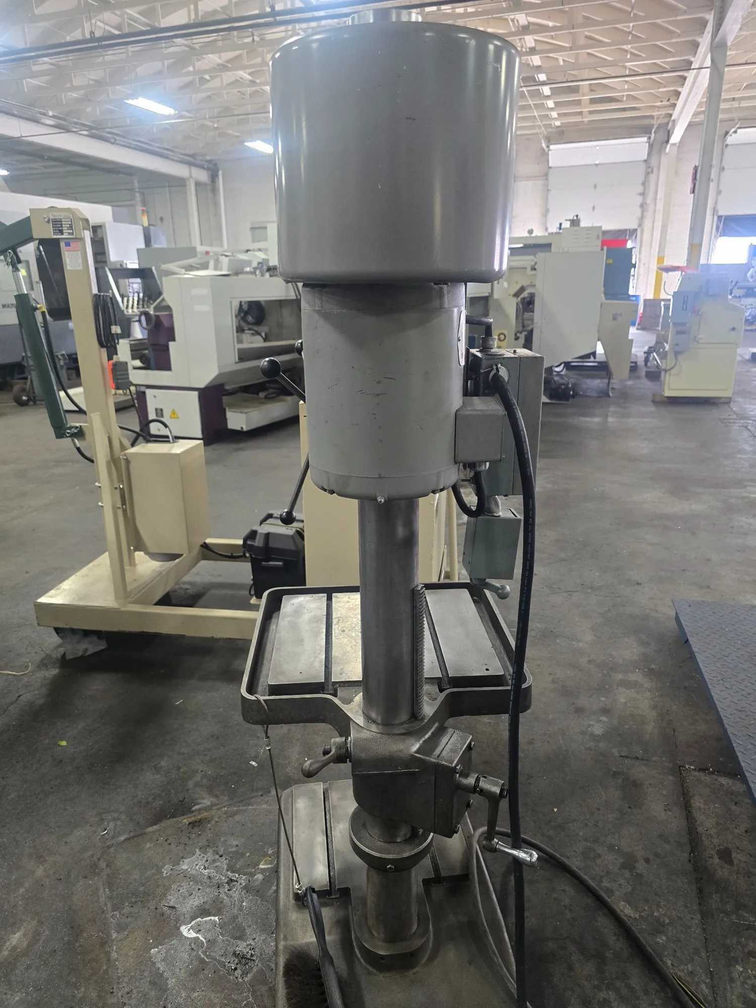 CLAUSING 2275 20-INCH HEAVY-DUTY FLOOR-STYLE DRILL PRESS, 1.5 HP, #3 MT SPINDLE, 460V/3PH - UPRIGHT DRILL PRESSES