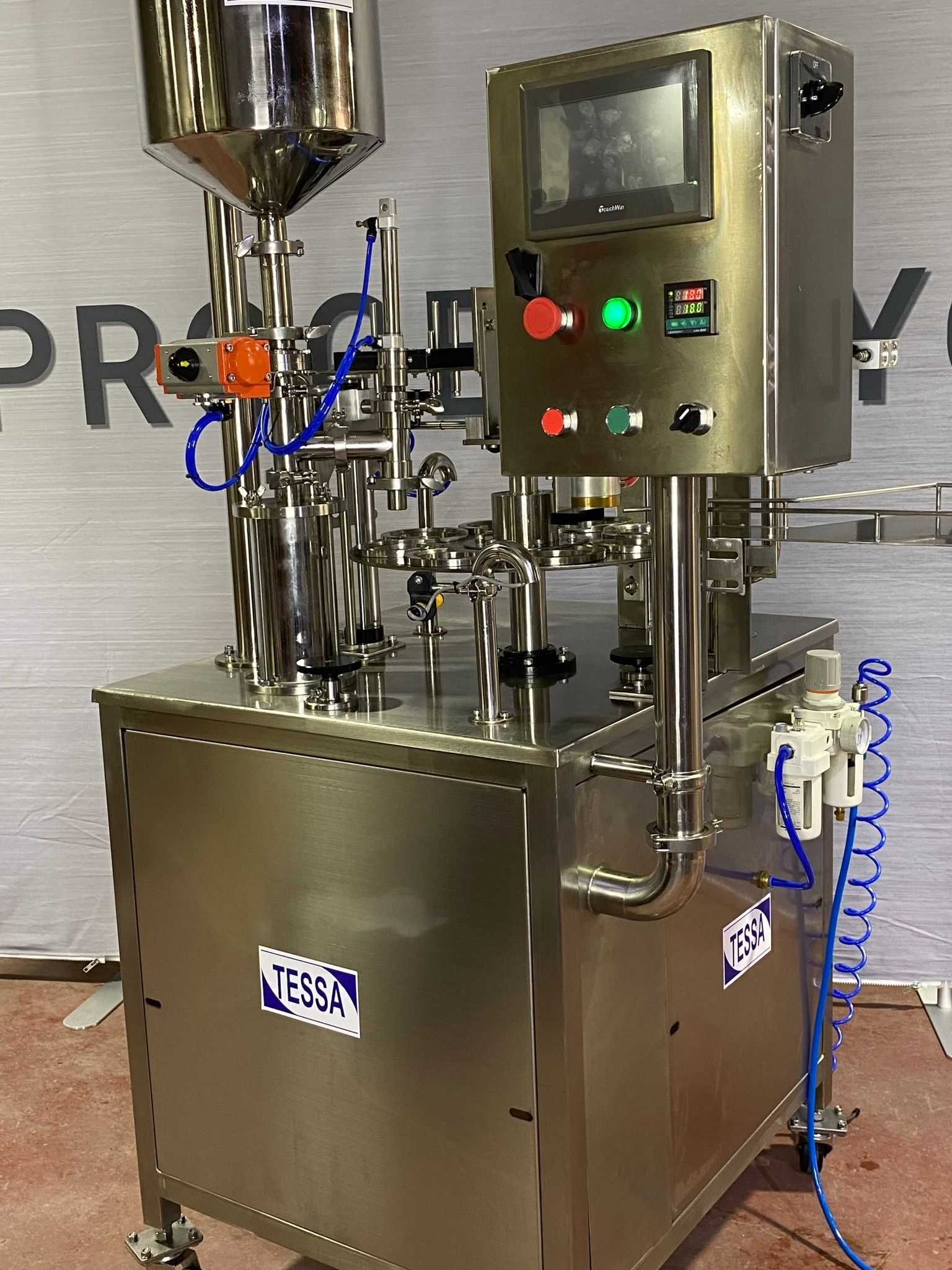 TESSA SEMI-AUTOMATIC CUP FILLER MACHINE - FILLER