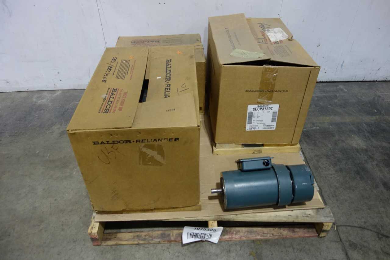 SKU 1075325- PALLET OF ASSORTED BALDOR ELECTRICAL MOTORS - ELECTRIC MOTORS