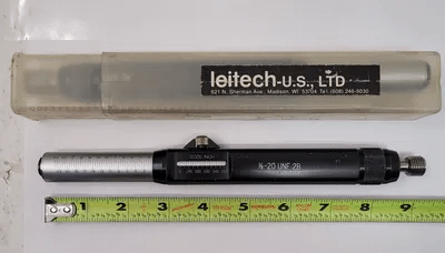 LEITECH-US THREAD PLUG GAGE LOT OF 2 - 335 1/2-20 UNF 2B DEPTH PD: .4675/.4731 - MACHINE TOOLING