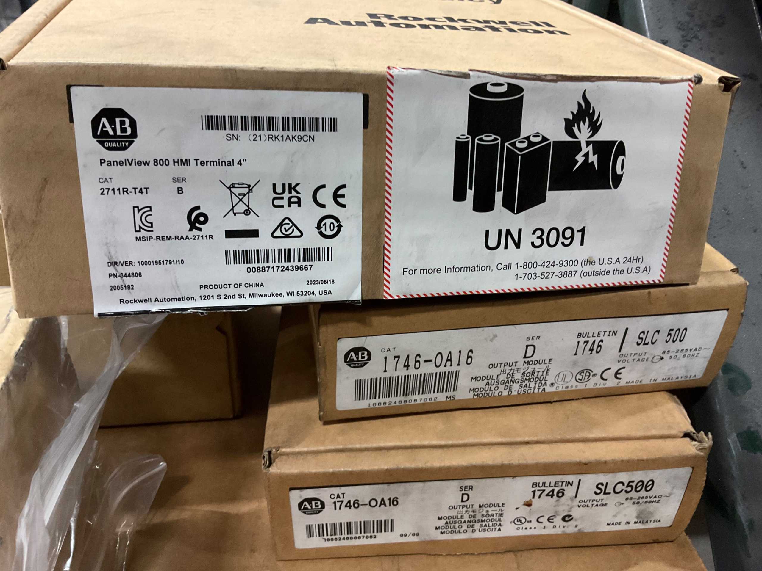 BULK QTY OF AUTOMATION & CONTROLS - AUTOMATION & CONTROLS