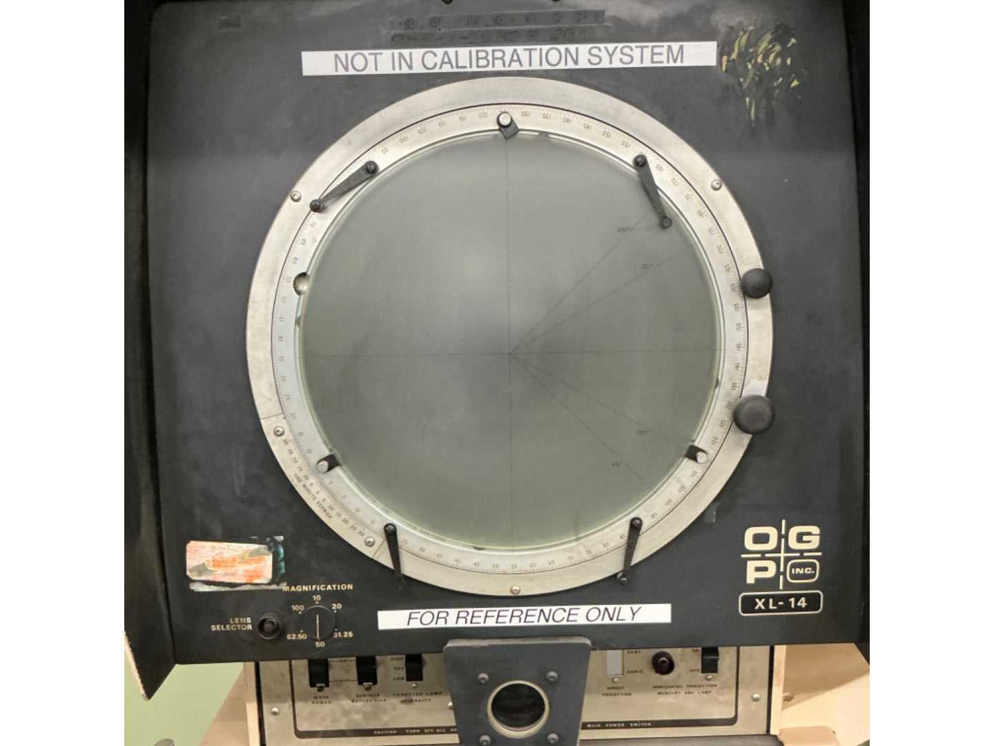 OGP INC XL-14 OPTICAL COMPARATOR - OPTICAL COMPARATOR