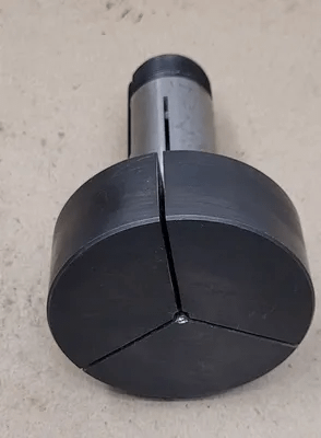 5C STEP COLLET, 3" HEAD DIAMETER, 1-1/8" HEAD THICKNESS, 1/8" PILOT HOLE, 4.5" OAL - MACHINE TOOLING