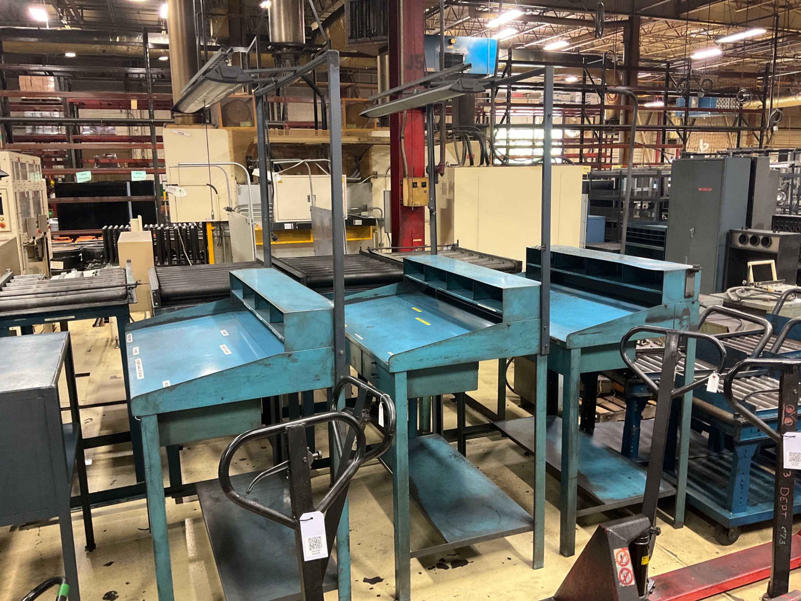 QTY 9: WORK TABLES - WORK TABLE
