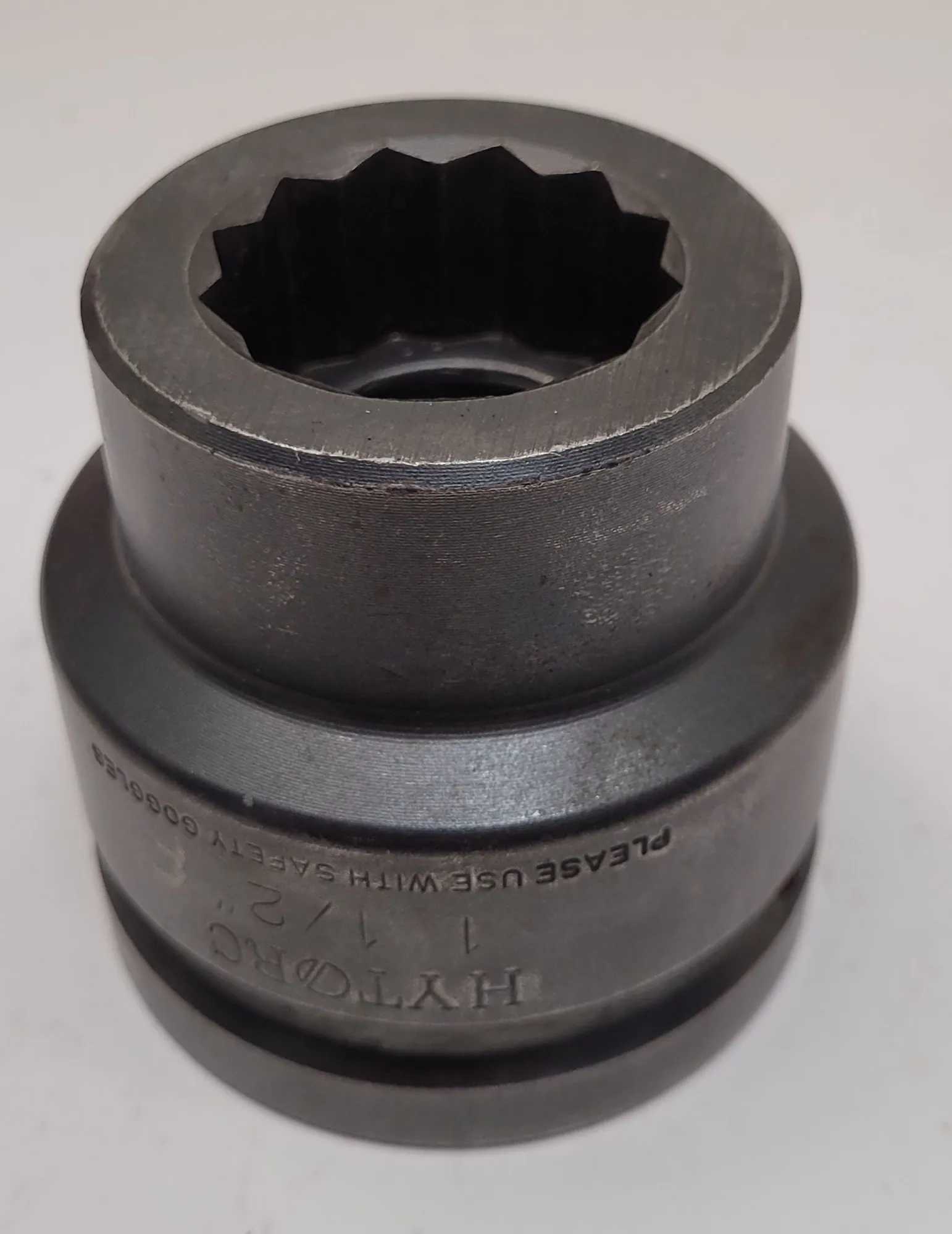HYTORC IMPACT SOCKET WRENCH, 1-1/2 INCH, 12 POINT (4 COUNT) - MACHINE TOOLING