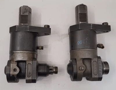 MAZAK RIGHT ANGLE LIVE TOOL HOLDER (OAL: 9-3/4", WIDTH: 5-1/4", ARBOR: 1.25") - MACHINE TOOLING