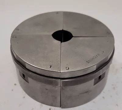 SUPERIOR CINCINNATI 1" S-STYLE EMERGENCY COLLET PAD, 2" HEIGHT, NON-SERRATED - MACHINE TOOLING