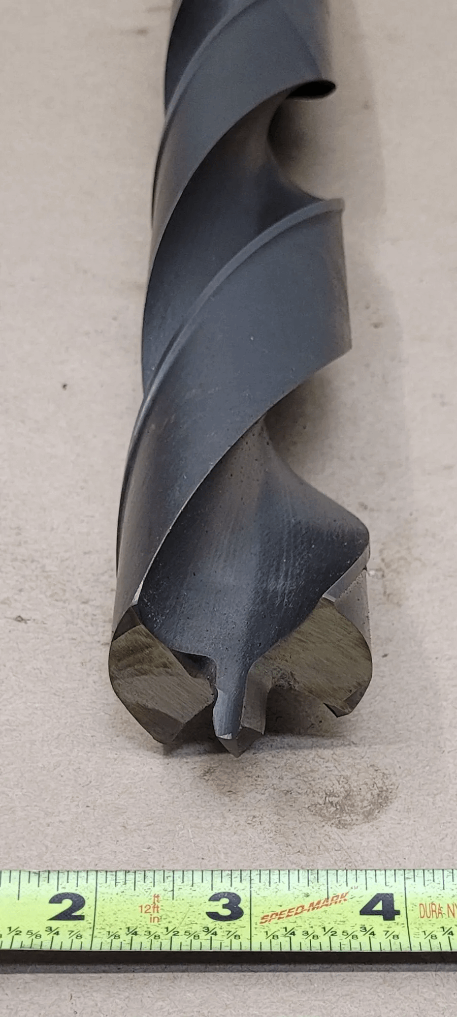 DORMER 1-7/8" TWIST DRILL, 5MT TAPER SHANK, 18" OAL, 11" FLUTE, 6" SHANK, 2 SPIRAL FLUTES - MACHINE TOOLING
