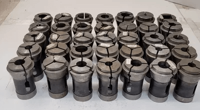 HARDINGE B-42 COLLETS - SET OF 35 - MACHINE TOOLING