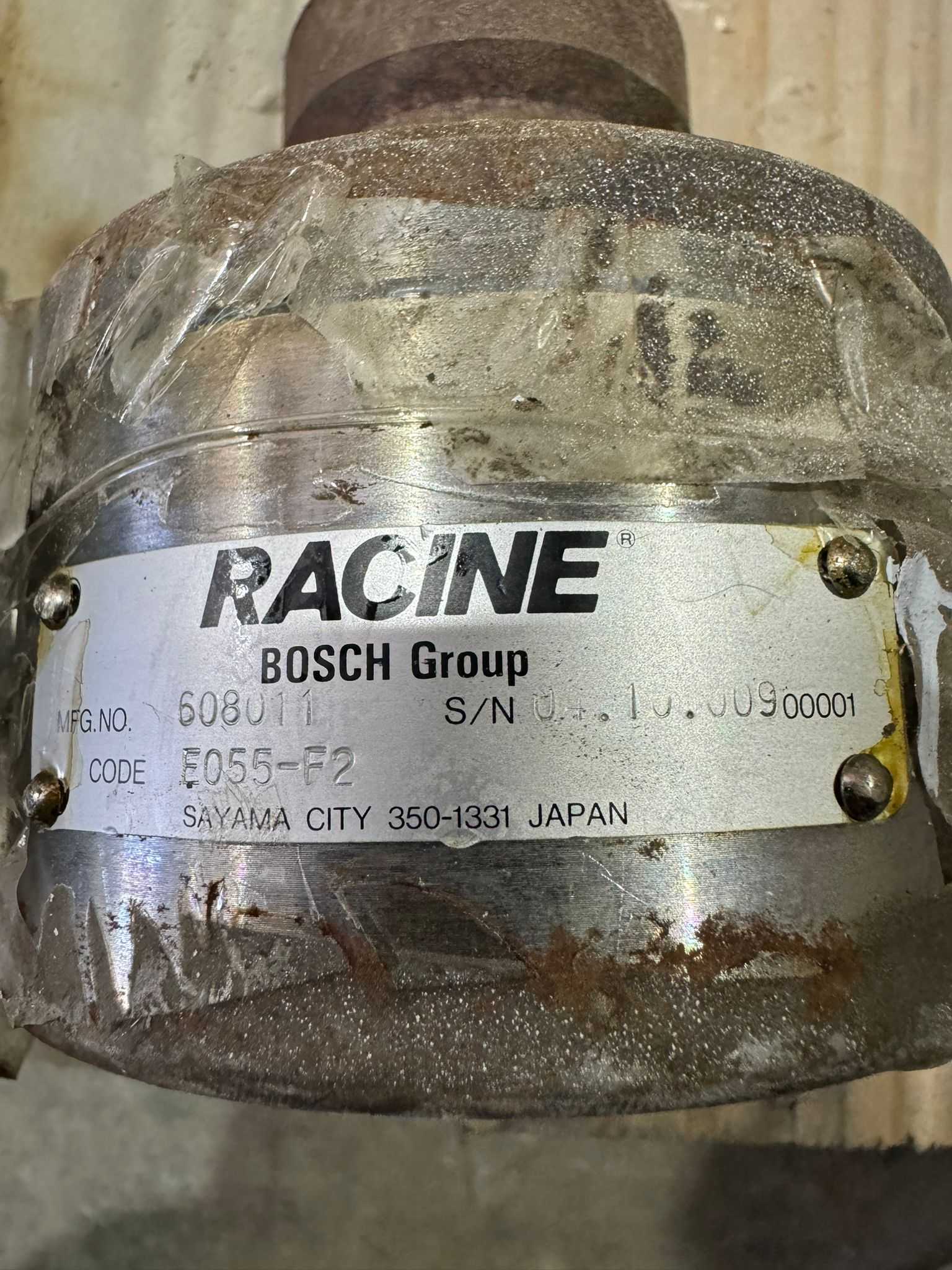 RACINE BOSCH 608011 E055-F2 PUMP REPLACEMENT PART - PUMP REPLACEMENT PART