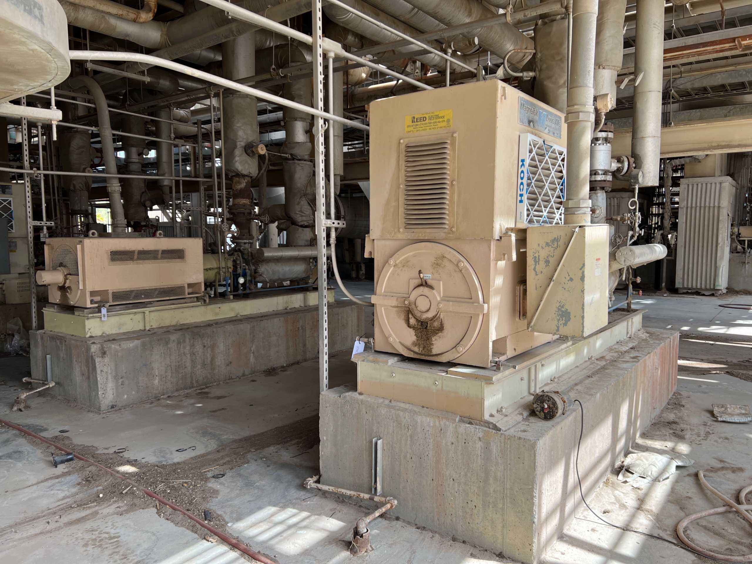 QTY 2: BOILER FEED PUMP & MOTOR ASSEMBLY QTY 2: BOILER FEED PUMP & MOTOR ASSEMBLY
