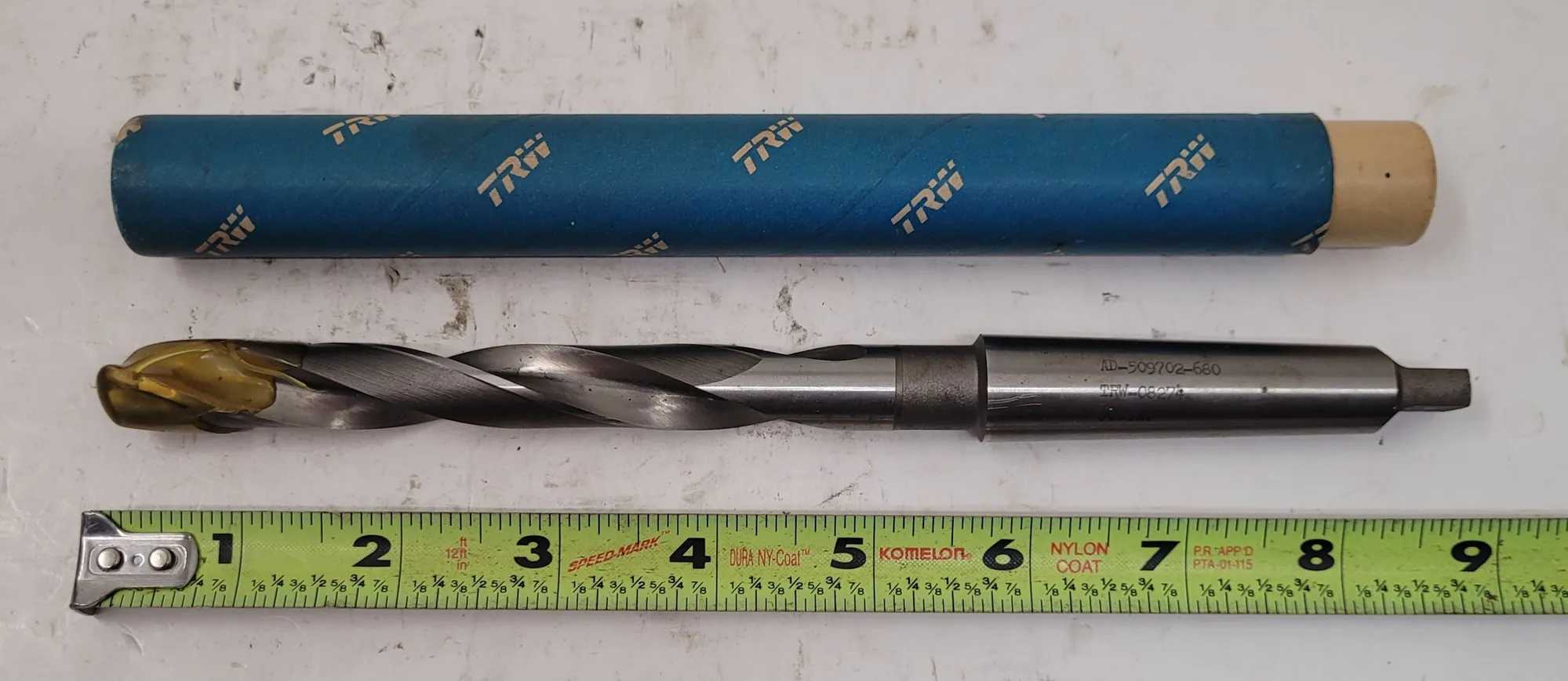 TRW INDEXABLE DRILL MT2 SHANK 3/4IN DIAMETER (SET OF 5) AD-509702-680 / TRW-08274 - MACHINE TOOLING