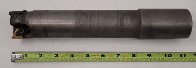 CLP 2008 HEAVY DUTY 11 INCH SHOULDER SQUARE END MILL, 3 INSERTS, 2.0" SHANK - MACHINE TOOLING