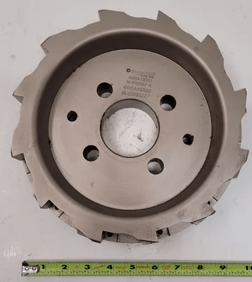 INGERSOLL 4W2A-10RO1 10" FACEMILL, CUTTING DIA: 10.000, FLUTES/INSERTS: 12 - MACHINE TOOLING