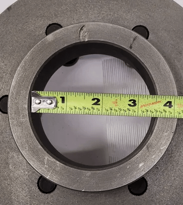 LATHE BACK PLATE D1-6 CAMLOCK, 6 PINS, 8.25” OD, 3.5” THROUGH HOLE ID - MACHINE TOOLING