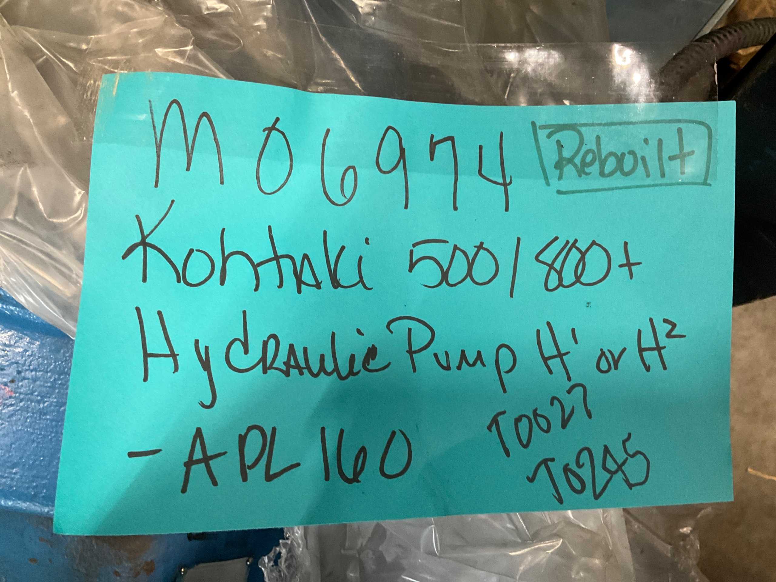 KOHTAKI APL-160SL HYDRAULIC PUMP - HYDRAULIC PUMP