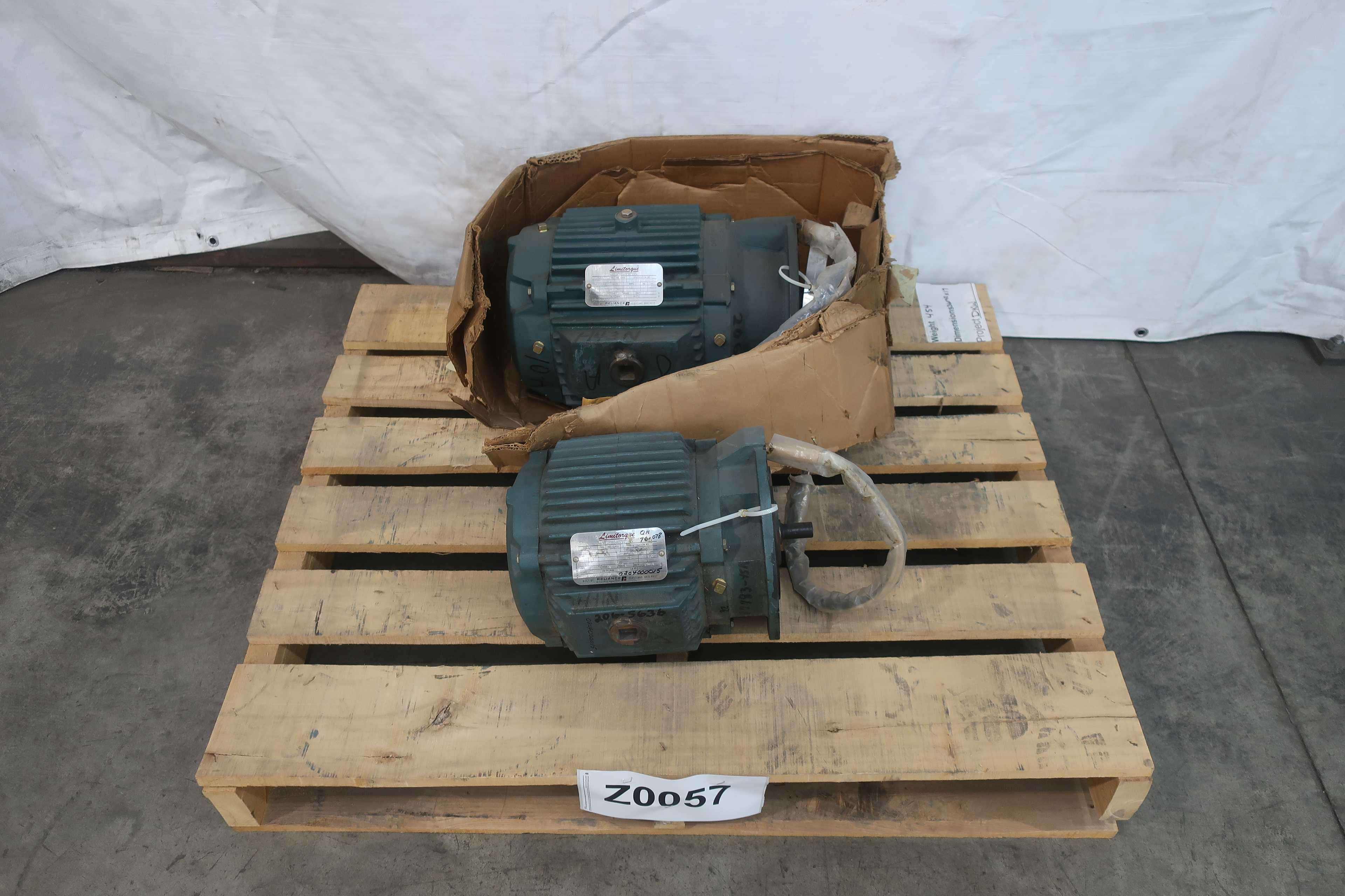 LOT OF 2 LIMITORQUE MOTORS - AC MOTOR