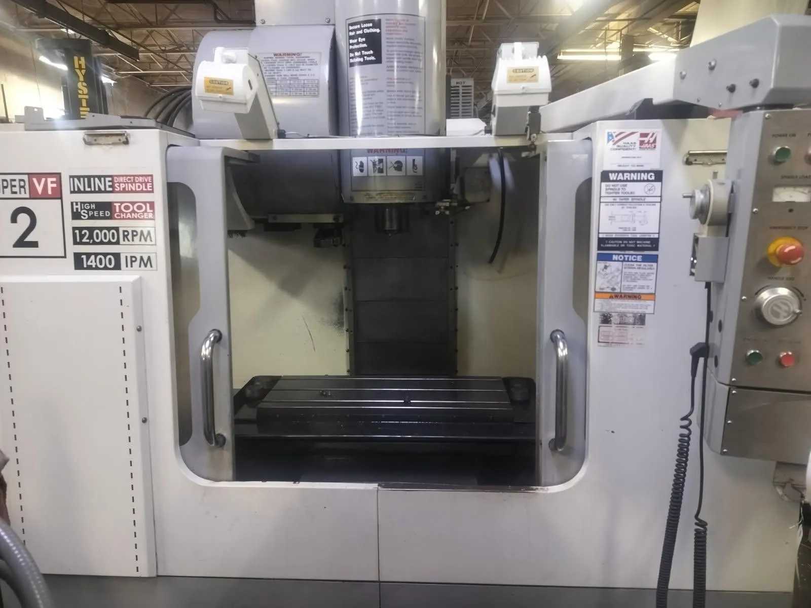 2006 HAAS VF-2SS VMC, 12K RPM, 24+1 ATC, 30X16X20", 30 HP, 1400 IPM RAPIDS, HAAS CNC - VERTICAL MACHINING CENTERS