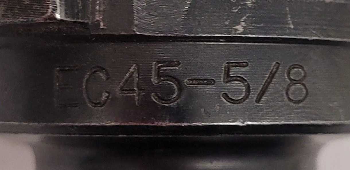 NIKKEN EC45-5/8 END MILL HOLDER CAT 45, OAL 4-3/4IN, BORE 5/8IN - MACHINE TOOLING